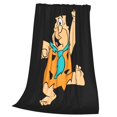 thumbnail image 3 of Mantas supersuaves de Los Picapiedra para adultos, manta ligera y lavable para sofá, cama, oficina, mantas de felpa cálidas para todas las estaciones, manta de microfibra ultra suave, 3 of 8