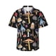 thumbnail image 3 of Camisas de manga corta con estampado de anclas y hongos hawaianos para hombre, camisas de playa para vacaciones de verano, camisetas lindas de dibujos animados para mujer y niño, 3 of 4