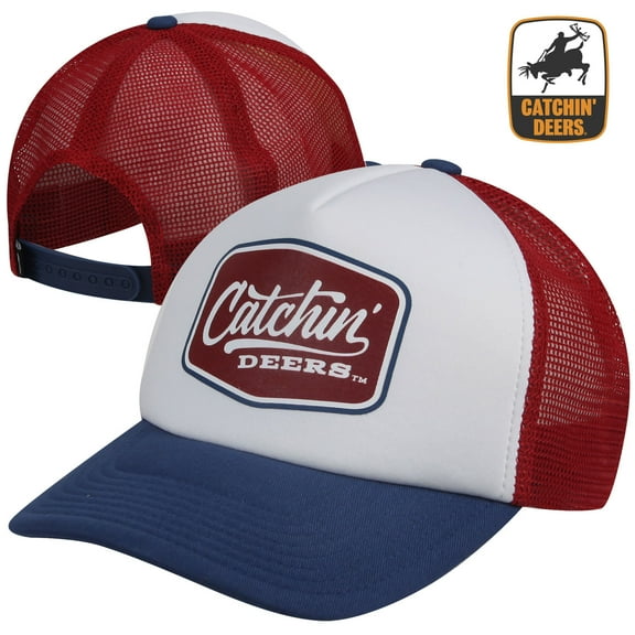 Catchin' Deers Dashboard Trucker Cap- Red/White/Blue