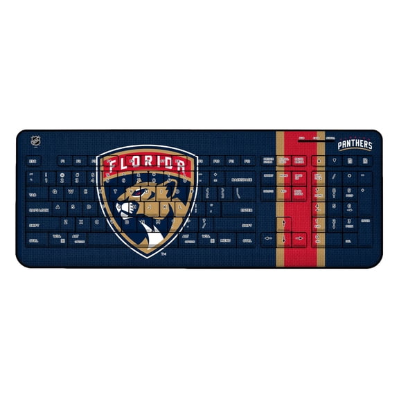 Florida Panthers Stripe Wireless Keyboard