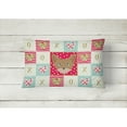 thumbnail image 2 of Carolines Treasures CK5086PW1216 Australian Mist Cat Love Canvas Fabric Decorative Pillow, Red, 12H x16W, multicolor, 2 of 3