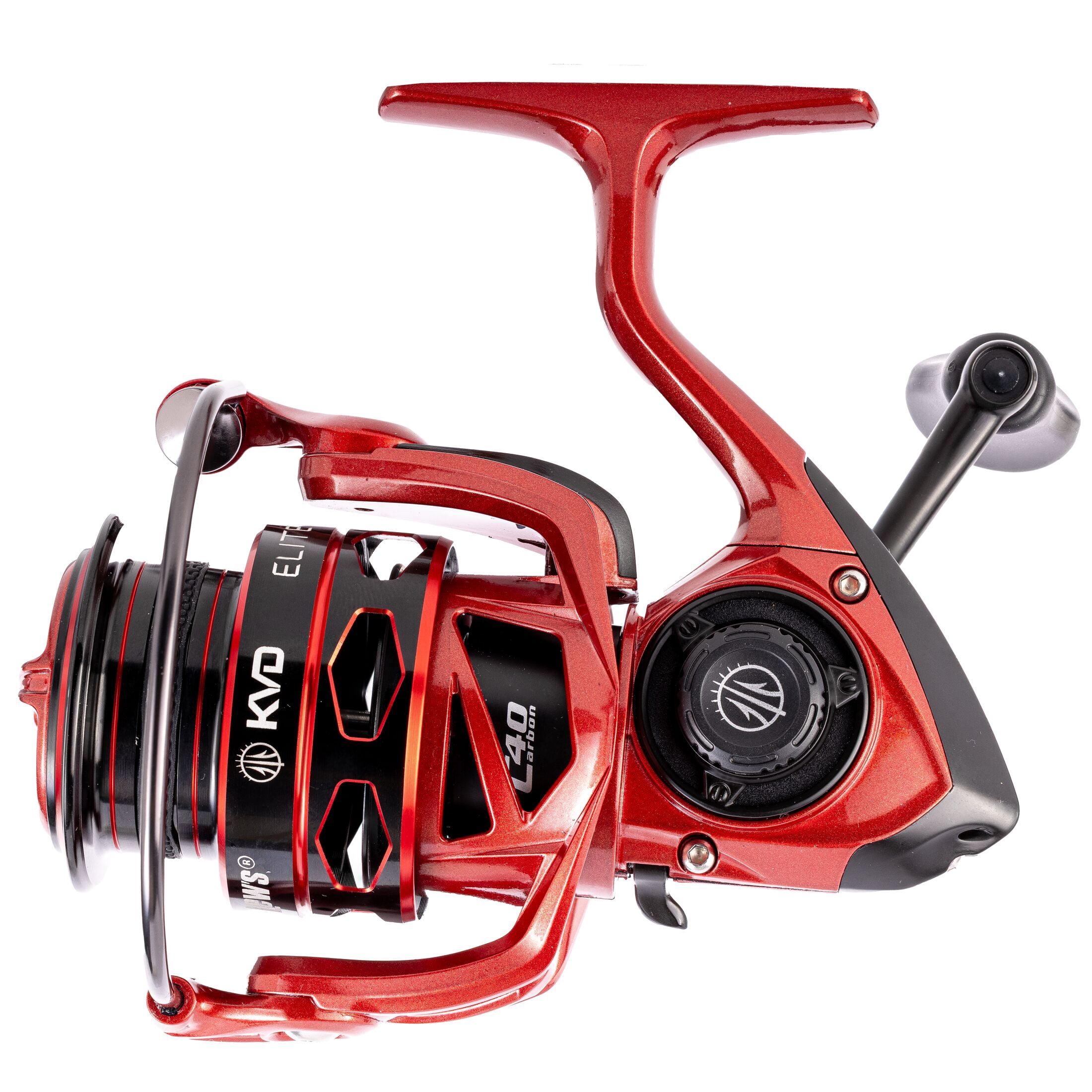 Lew’s KVD Elite Spinning Fishing Reel, Size 300, 6.2:1 Gear Ratio, 6+1 Bearings, Shallow Spool