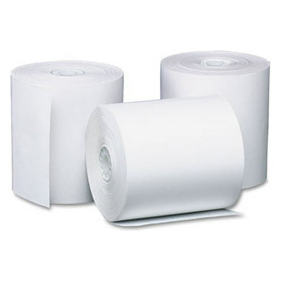 ICONEX ICX90903216 Direct Thermal Printing Thermal Paper Rolls, 3.13" x 230 ft, White, 8/Pack