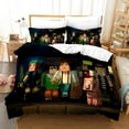 thumbnail image 4 of Minecraft Duvet Cover Microfiber Bedding Set, 3D Printed Gaming Quilt Cover And Pillowcasessebneei, 4 of 4