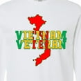 thumbnail image 4 of Inktastic Vietnam Veteran in Green Gold and Red Long Sleeve T-Shirt, 4 of 5