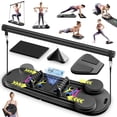 thumbnail image 1 of Máquina de entrenamiento Pilates Reformer Coriardo, plegable, negra, 1 of 8