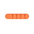 thumbnail image 1 of Panxico Home Textile Storage Wumedy Durable Silicone Self-Sticking Desktop Cable Cord Organizer Orange, 1 of 1
