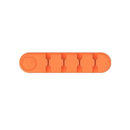 dtydtpe organization and storage wumedy durable silicone self-sticking desktop cable cord organizer