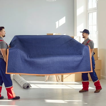 BENTISM Moving Blankets Packing Blankets 80" x 72" Furniture Pads 12-Pack 35 lb/dz