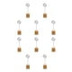 thumbnail image 2 of Naiovety Base de Lugar Titular de la tarjeta Buffet Reserva Picture Clip Stand Vacaciones Boda Banquetes Fiesta Decoraciones Ronda 10piezas, 2 of 6