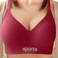 thumbnail image 2 of Brasier Tela de Mantequilla Tela de Mantequilla Sujetador Suave y Transpirable de Talla Grande para Mujer Grande, 2 of 3