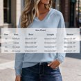 thumbnail image 4 of Szhihuiw Women's Lightweight Sweaters Fall Fashion Solid Color Long Sleeve Knit Hooded Sweater Business Casual Tops for Women, 4 of 9