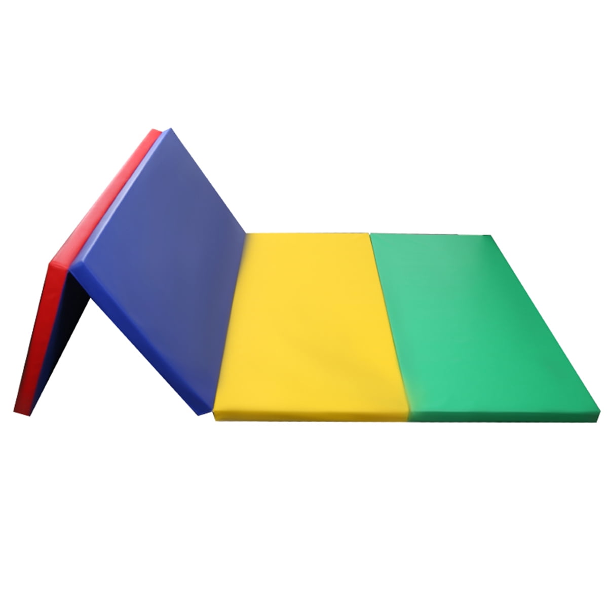 Gymnastics Mat 4'X8'X2 Folding Fitness Yoga Stretching Workout Tumble Mat