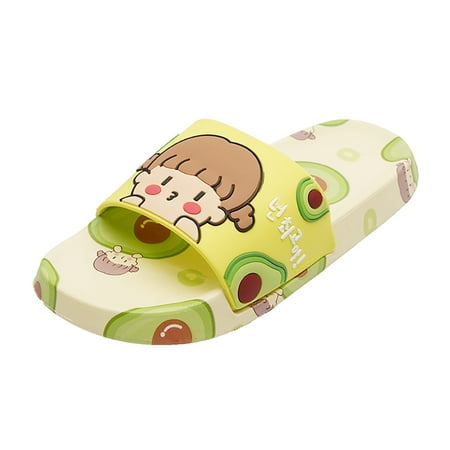 

Lopsie Women s Slides Slippers Sandals Indoor Summer Cute Bathroom Slippers Catoon Fruit