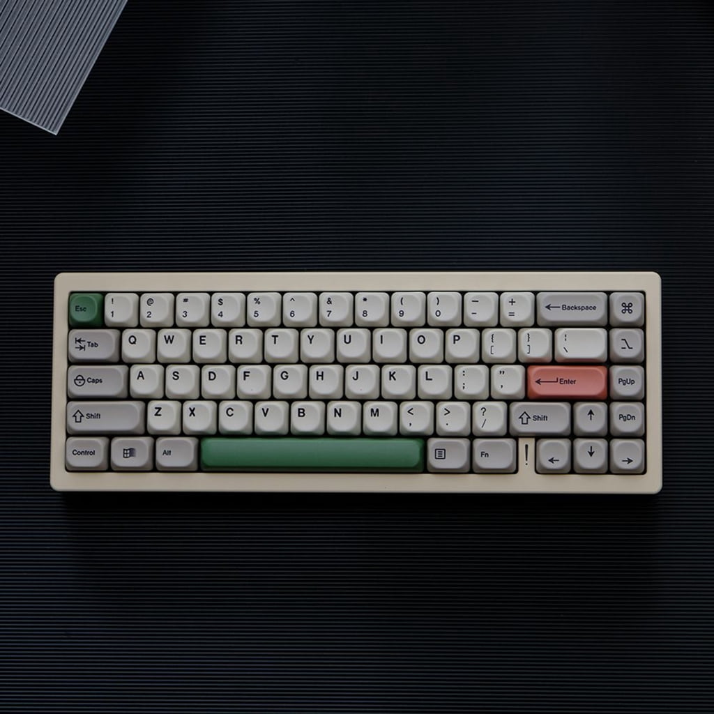 139 Keycaps Enhances Backlight for Mechanical Keyboards in Classical Color with Comfortable Retro 9009 Texture
