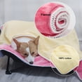 thumbnail image 3 of Reheyre Solid Color Dog Blanket - Flannel Bedding - Keep Warm - Suitable for Small and Medium Dogs - Pet Blanket, 3 of 8