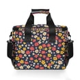 thumbnail image 7 of FORMRS Insulated Cooler Bag 24 Cans Capacity Soft Leakproof Lunch Box with Side Pockets, Small Colorful Flower, 7 of 7