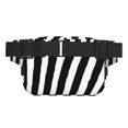 thumbnail image 3 of Balery Zebra Mochila Cinturón para Mujeres y Hombres, Bolsa de Cintura Impermeable de Doble Capa con Correa, 3 of 9