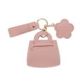 thumbnail image 3 of Unique Bargains 1 Pc Handbag Charms Keychains Flower Mirror Bag Accessories Pink, 3 of 6