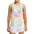 thumbnail image 6 of Posijego Kids Boys Girls Tie Dye Tank Top Toddler Sleeveless Shirts Summer Casual Beach Vacation Tank Tees, 6 of 6