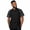 Black/Grey, variant on Men's Short Sleeve Walden Chef Coat, Black/Grey, Size S