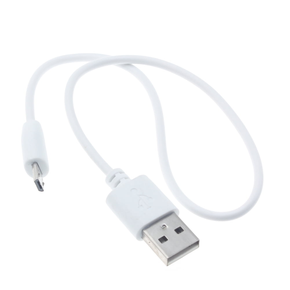 Short USB Cable for Alcatel Go Flip 3 / Smartflip 1ft MicroUSB