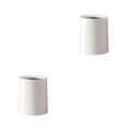 thumbnail image 3 of Yuarrent Bote de basura Reemplazo de boca ancha Estilo japonés Hogar Apartamento Cubo de basura Blanco Pequeño 2piezas, 3 of 6