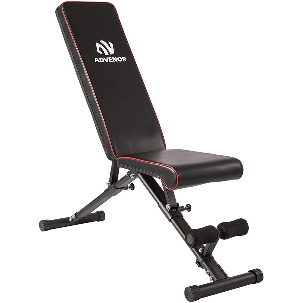 ADVENOR Weight Bench Adjustable Strength Training Incline Decline Full