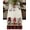 Beige, variant on Red Christmas Cotton Linen Table Runner for Dining Kitchen, Plaid Gnomes Xmas Snowflake Wooden Wedding Outdoor Party Tablerunners Decoration, Dresser Scarf Coffee Tablecloth Runners 13x36 Inches