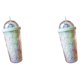 thumbnail image 1 of Botella de agua de plástico Naiovety, Rainbow, verde claro, 550ml, 2Conjunto, 1 of 6