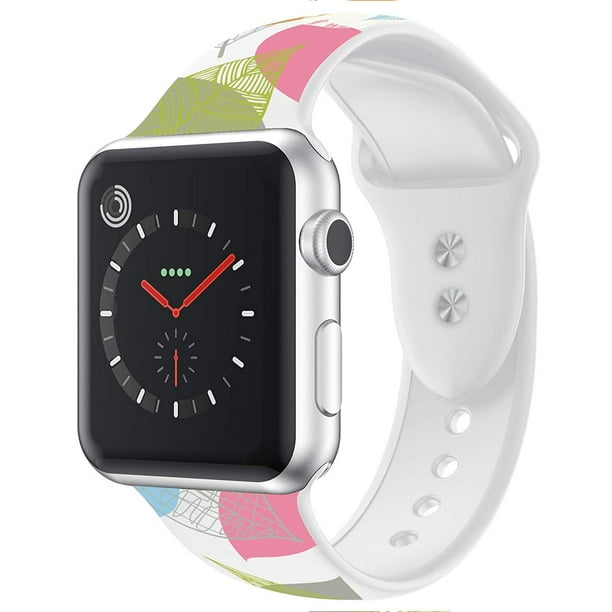 SPYCASE - Apple Watch Replacement Bands 44mm with Full Body Clear Hard Case Temper Glass Screen