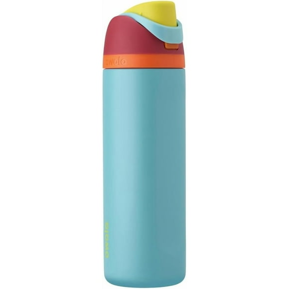 Owala FreeSip: Botella de acero inoxidable aislada con popote, 24 oz (700ml)