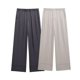 thumbnail image 2 of HH TRAF 2024 Pantalones holgados informales con cintura elástica para mujer, pantalones de pierna ancha y cintura alta con bolsillos laterales sólidos a la moda para mujer, ropa de calle, 2 of 5