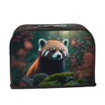 thumbnail image 2 of Picia Forest Plant Raccoon Print 2 Slice Toaster Cover , Toaster Protector Dustproof Kitchen Appliance Cover, Kitchen Appliance Dustproof Protector, 2 of 7