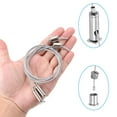 thumbnail image 5 of Unique Bargains Steel Cable Hanging Fixture Ceiling Stud Wire Rope Kit for LED Panel Fixing, 4 Set, 5 of 5