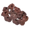 thumbnail image 4 of EeaseMX 12 piezas de adornos de rocas volcánicas para pecera, cueva de descanso, refugio para peces, decoración de acuario, 4 of 7