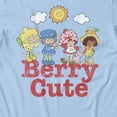 thumbnail image 3 of Strawberry Shortcake & Friends Berry Cute Vintage Men's T Shirt (Light Blue, S-XXXL), 3 of 4