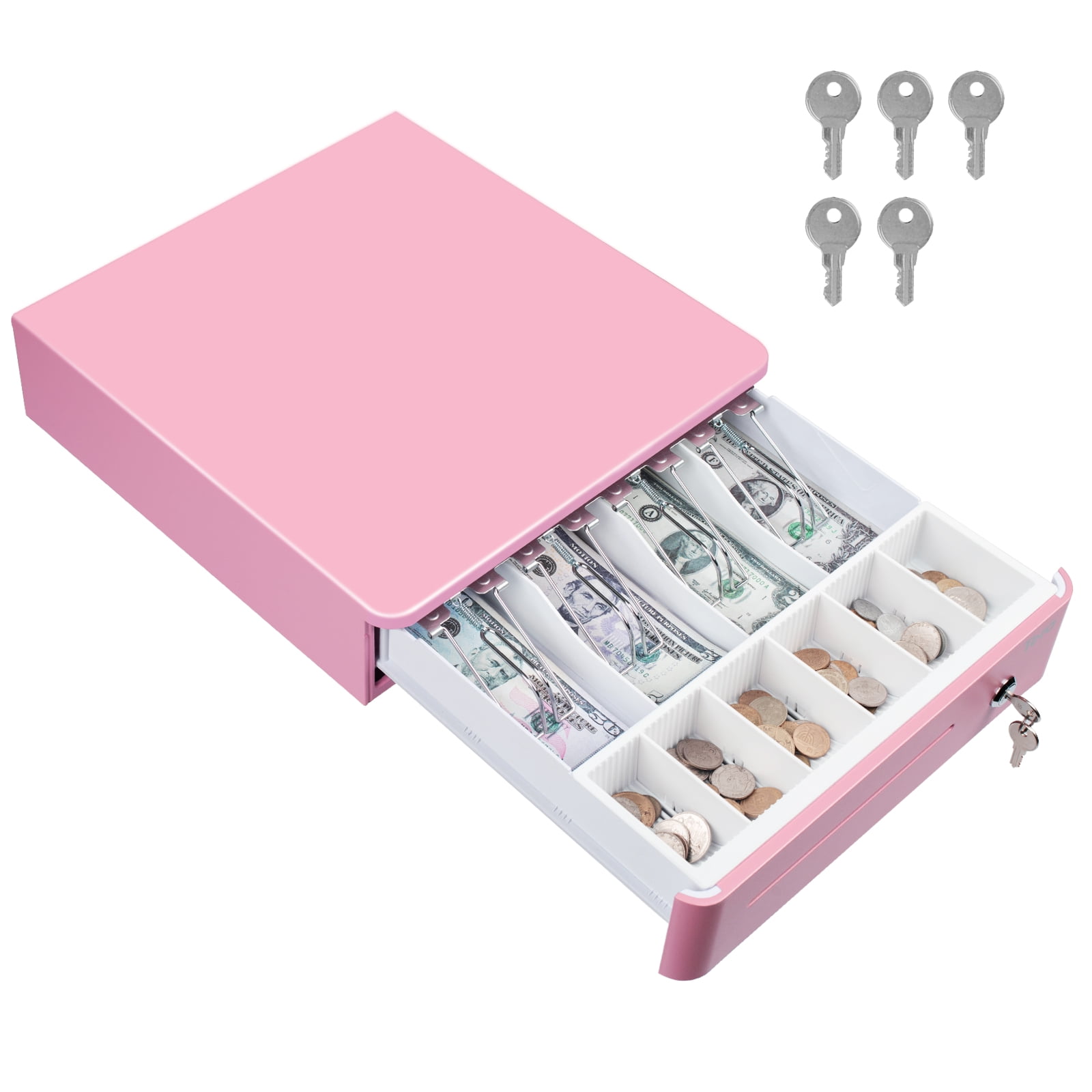 Tera 13" Auto Open Cash Register Drawer Heavy Duty with Micro Switch