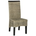 thumbnail image 3 of Safavieh Ilya Nautical Wicker 18''H Wicker Dining Chair, Set of 2, 3 of 8