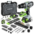 thumbnail image 1 of Juego de destornilladores inalámbricos WORKPRO de 20 V como máximo con 102 accesorios, 1 of 7