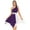 Purple, variant on DOOMIVA Women's Praise Dance Dress One Shoulder Lyrical Worship Liturgical Party Dance Dress Royal_Blue S