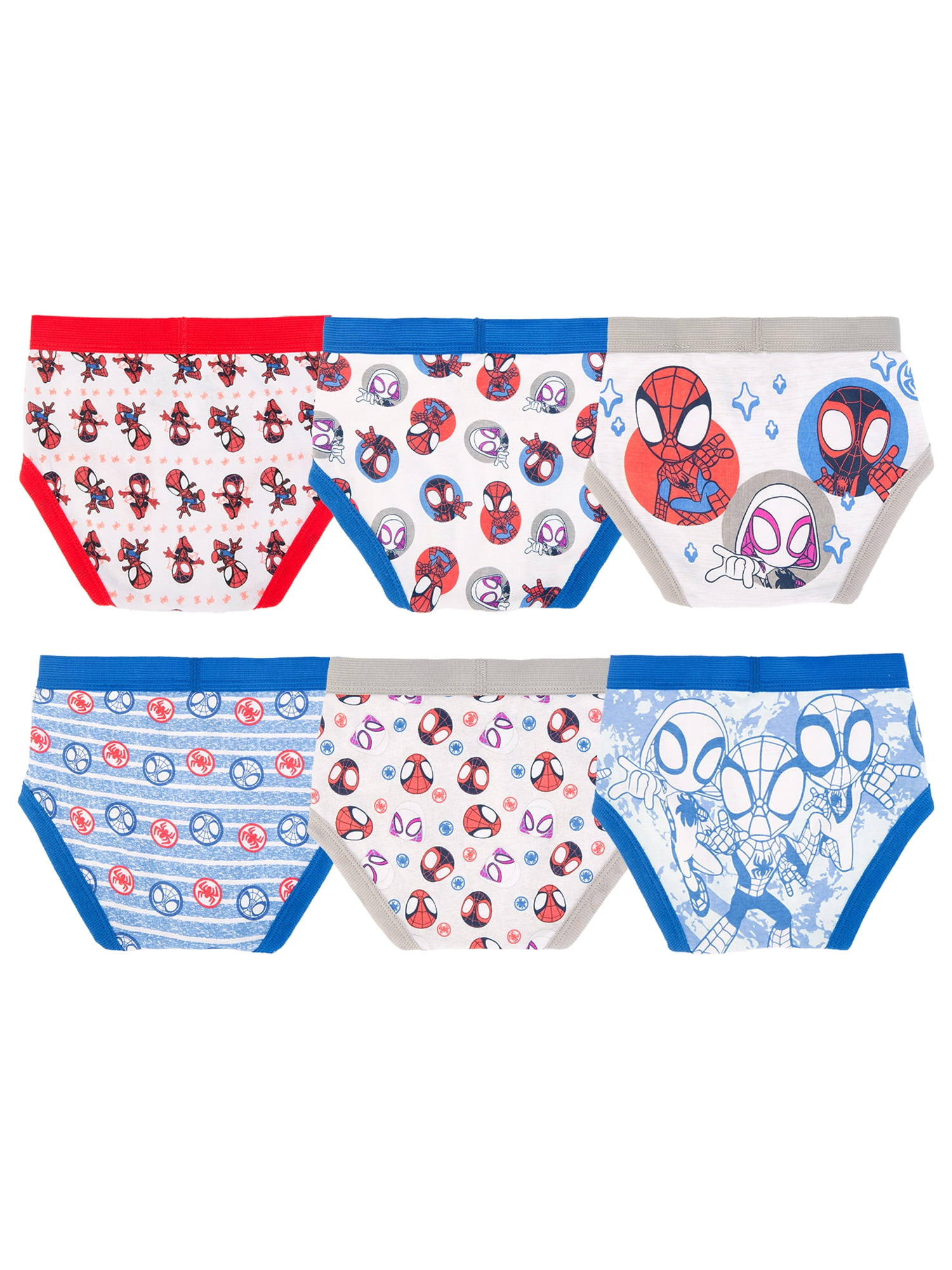 Character Toddler Boy Briefs 6 Pack Sizes 2T 4T