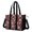 Christmas Snowflake Buffalo Plaid Pattern, variant on Christmas Bare Tree Snow Pattern Utility Tote Bag, Teacher Tote with Multi Pockets & Removable Strap, Stand Upright Gifts for Birthday Christmas Thanksgiving