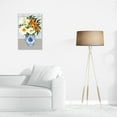 thumbnail image 2 of Wynwood Studio Canvas Frutti Flowers and Porcelain Floral and Botanical Florals Wall Art Canvas Print White Dark Blue 16x24, 2 of 3