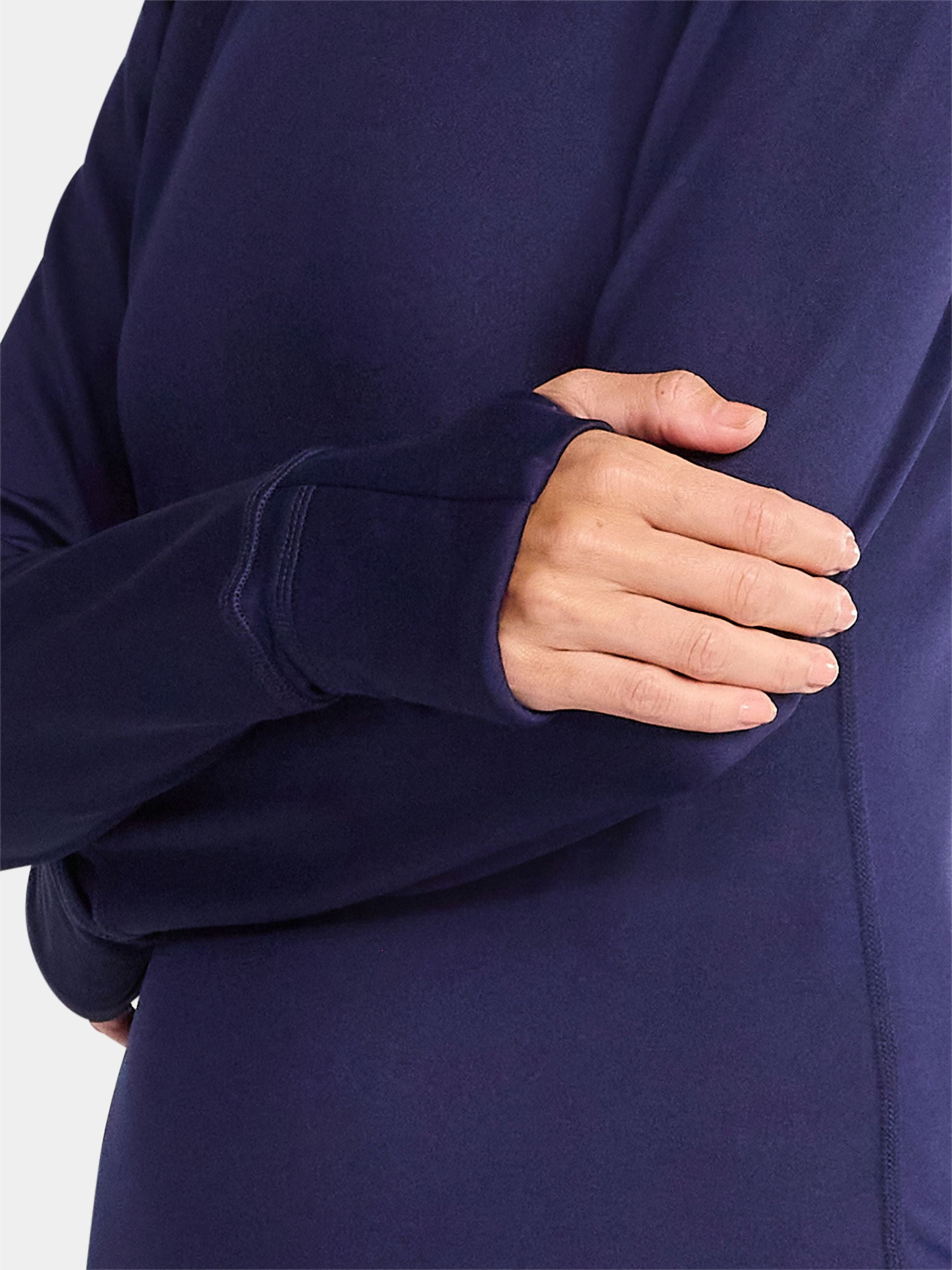 ClimateRight by Cuddl Duds Women's Warm Plush Warmth Mock Neck Base Layer Thermal Top, Sizes XS to 4X