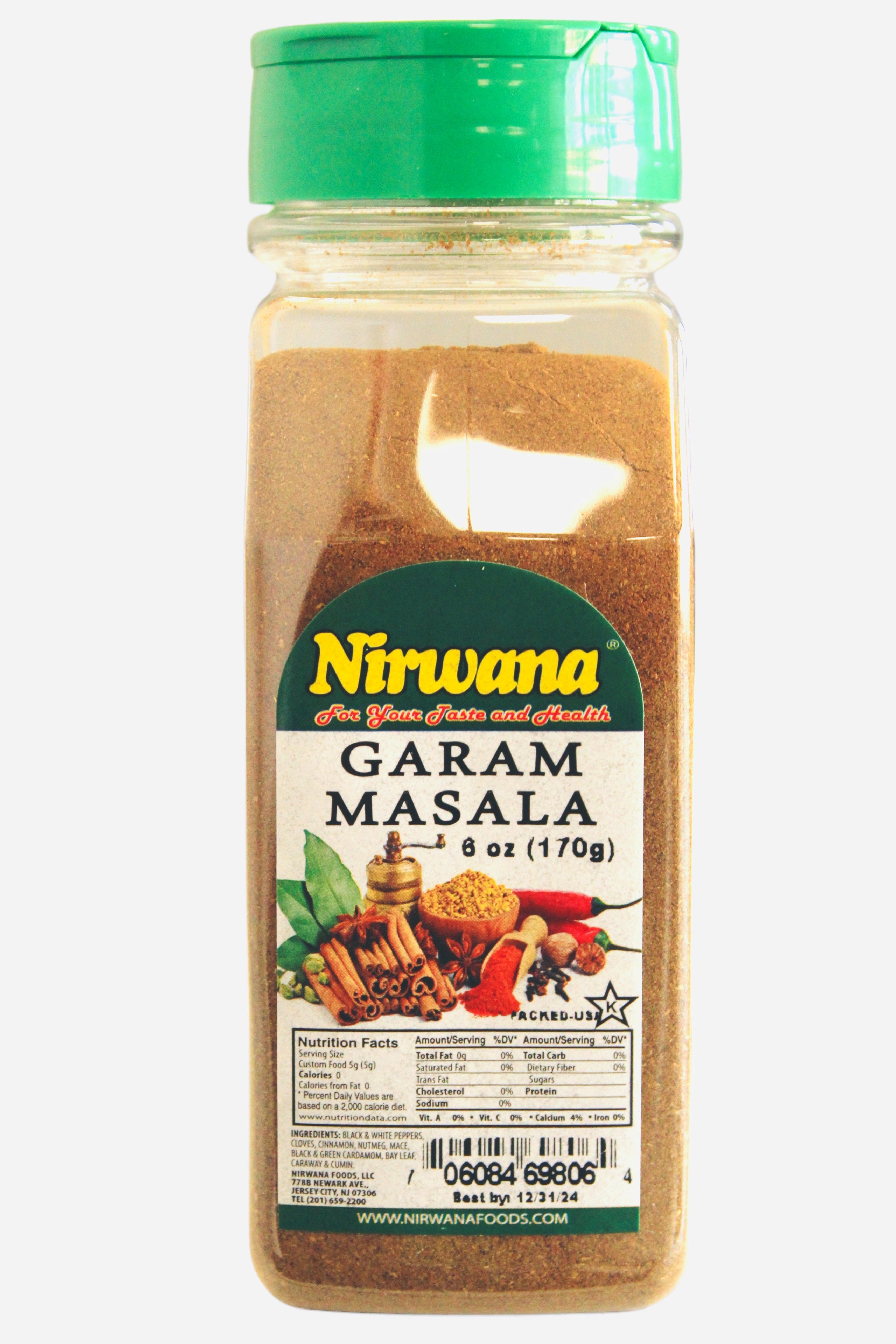 GARAM MASALA 6 OZ JAR BY NIRWANA