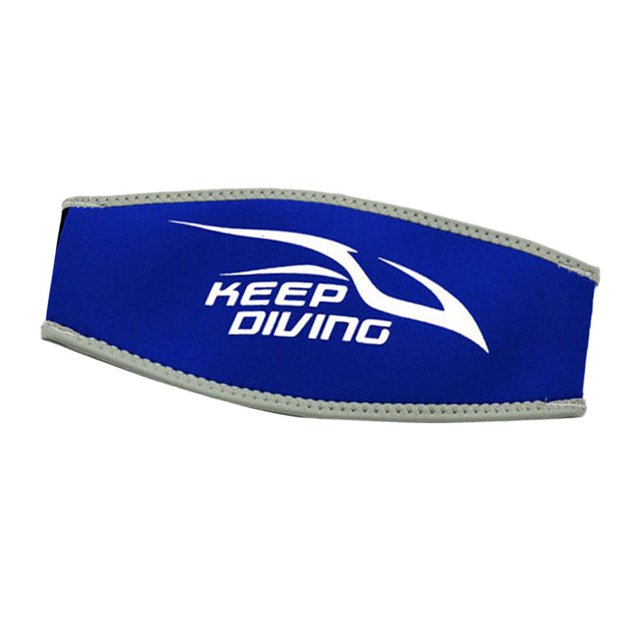 Scuba Diving Funda De Correa De Buceo Con Neopreno Y cara De Snorkel - Cómodo Y Universal - Perfecto Para Cabello rgo - Colores Seleccionados Macarena Máscara de buceo con correa