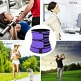thumbnail image 5 of Women's waist trainer long sauna exercise double belt body shaping clothing sports waist protection-purple, 5 of 5