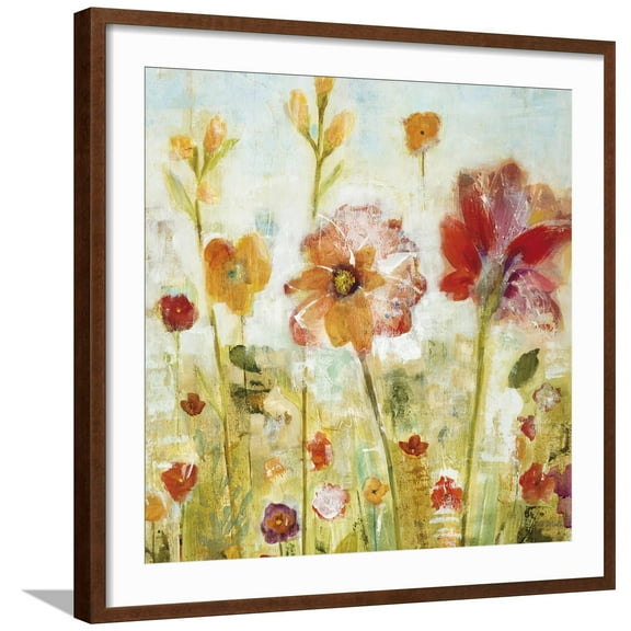 Art.com Sunspots II Art Print by Jill Martin, Brown Frame Wall Art, 29" x 29"