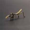 thumbnail image 3 of MesaSe Three-dimensional Mantis Figurine Excellent Workmanship Brass Tea Pet Mantis Miniature Ornament for Backyard, 3 of 10